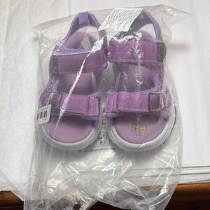 Vibrant Purple Kids Sandals